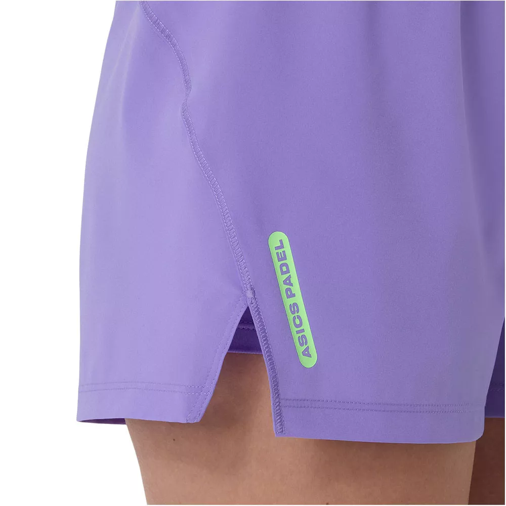 Pantaloncini Asics Court 2-en-1 Donna Nero