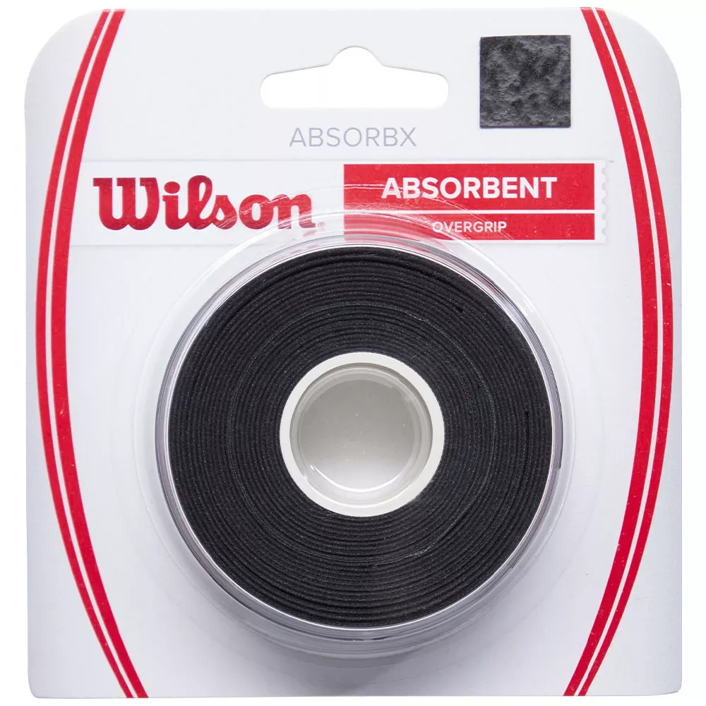 Overgrips Wilson AbsorbX Padel Overgrip Nero x 3
