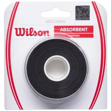 Overgrips Wilson AbsorbX Padel Overgrip Nero x 3