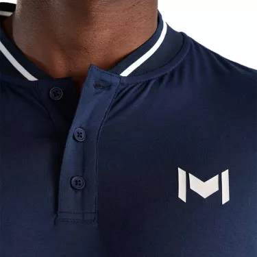 Polo Mouratoglou Match Melbourne Bianca / Blu