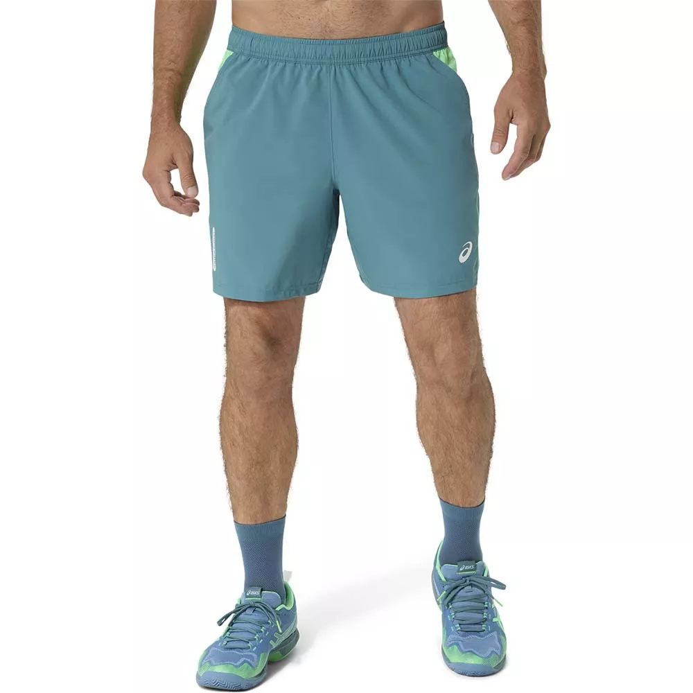 Pantaloncini Asics Padel Court Crema / Verde