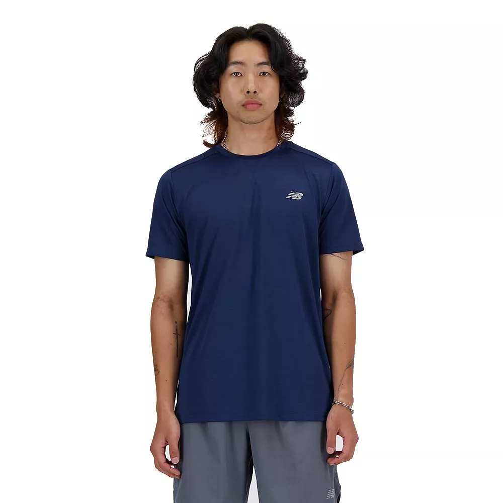 T-shirt New Balance Essentials Grigio blu