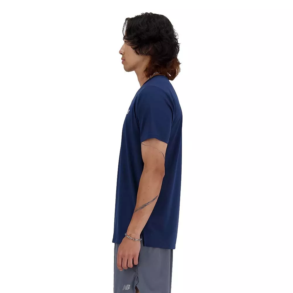 T-shirt New Balance Essentials Grigio blu
