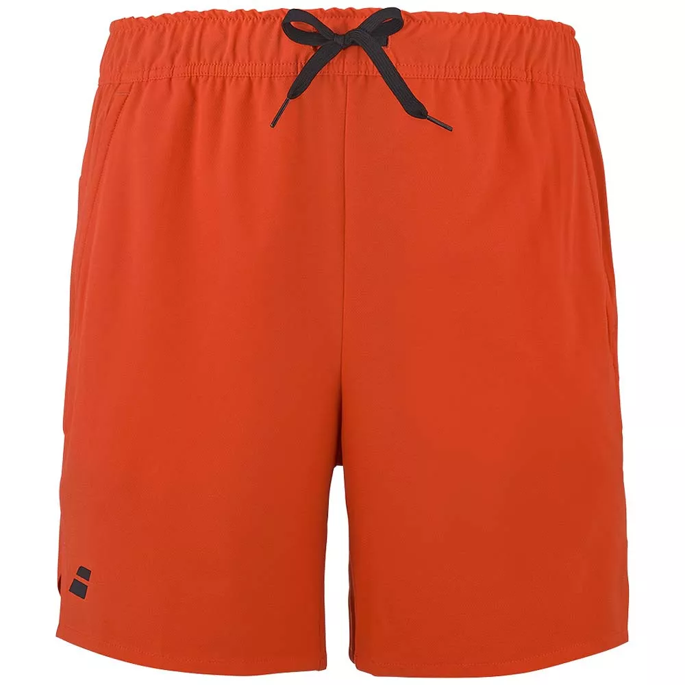 Short Babolat Junior Play Bianco/Arancio