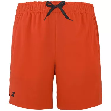 Short Babolat Junior Play Bianco/Arancio