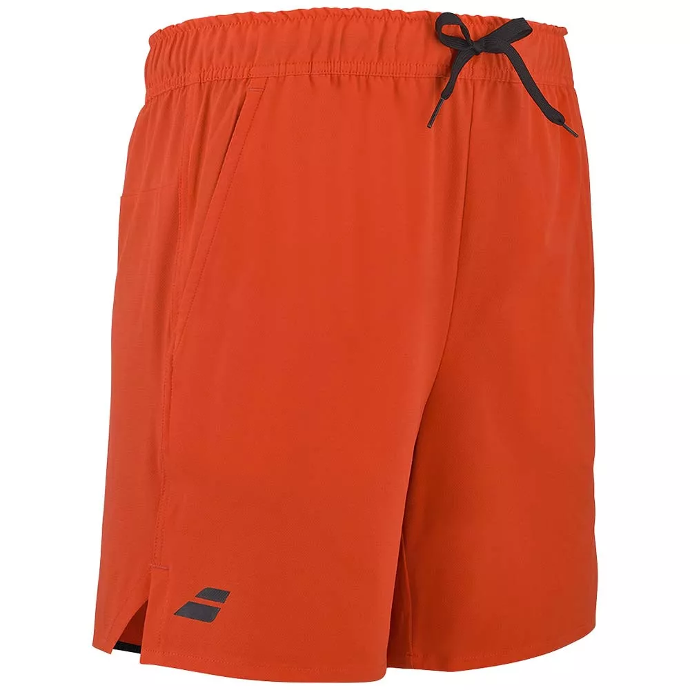 Short Babolat Junior Play Bianco/Arancio