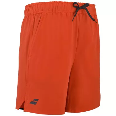 Short Babolat Junior Play Bianco/Arancio