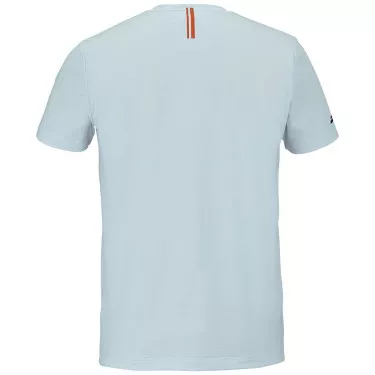 T-Shirt Babolat Play Crew Neck Junior Bianco / Blu