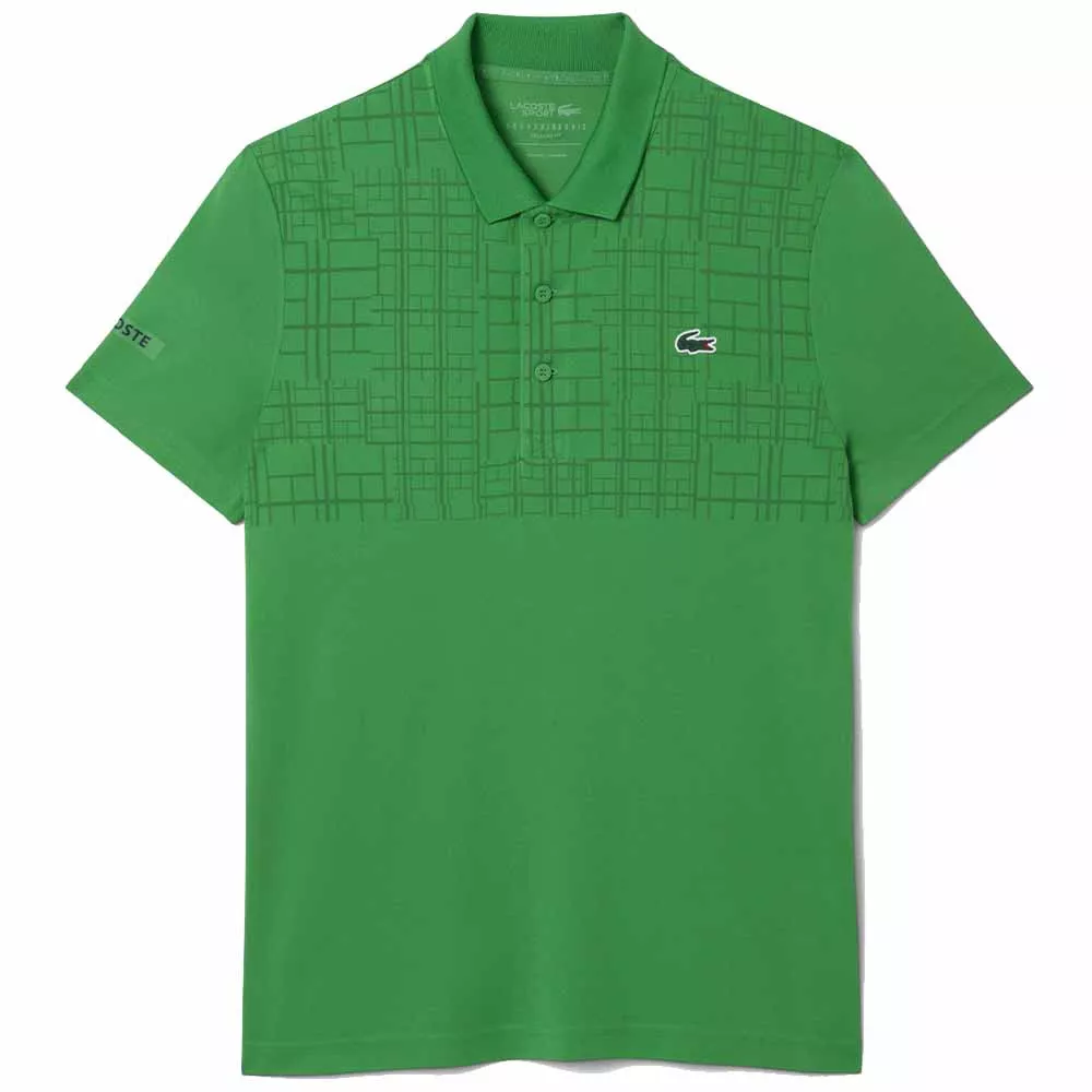 Polo Lacoste Tennis Novak Djokovic Nero