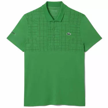Polo Lacoste Tennis Novak Djokovic Nero