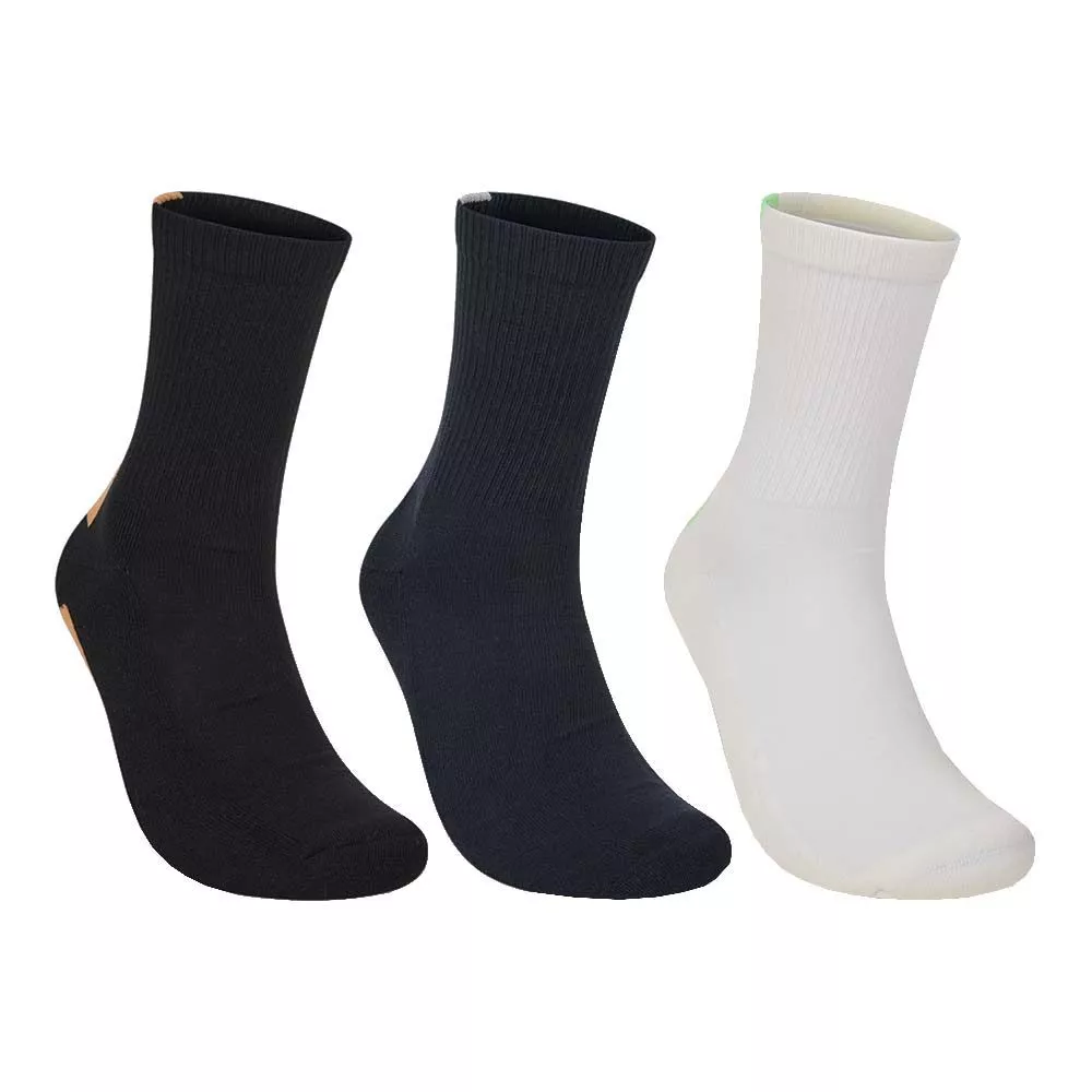 Calze Bullpadel BP265 Nero / Blu Marino / Bianco (3 paia)