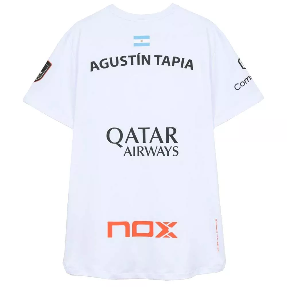 T-shirt Nox AT10 Agust&iacute;n Tapia Bianco