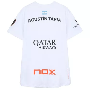 T-shirt Nox AT10 Agust&iacute;n Tapia Bianco