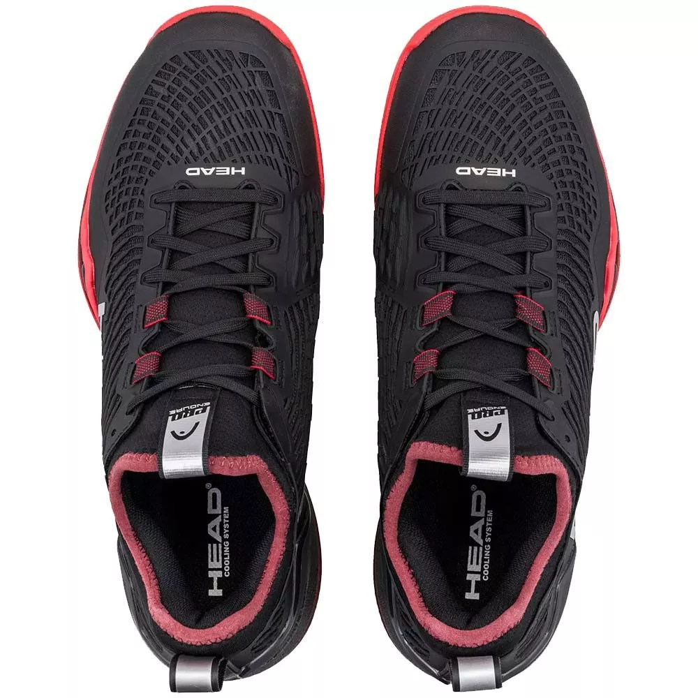 Scarpe Head Endure Pro Terra Battuta Nero / Rosso