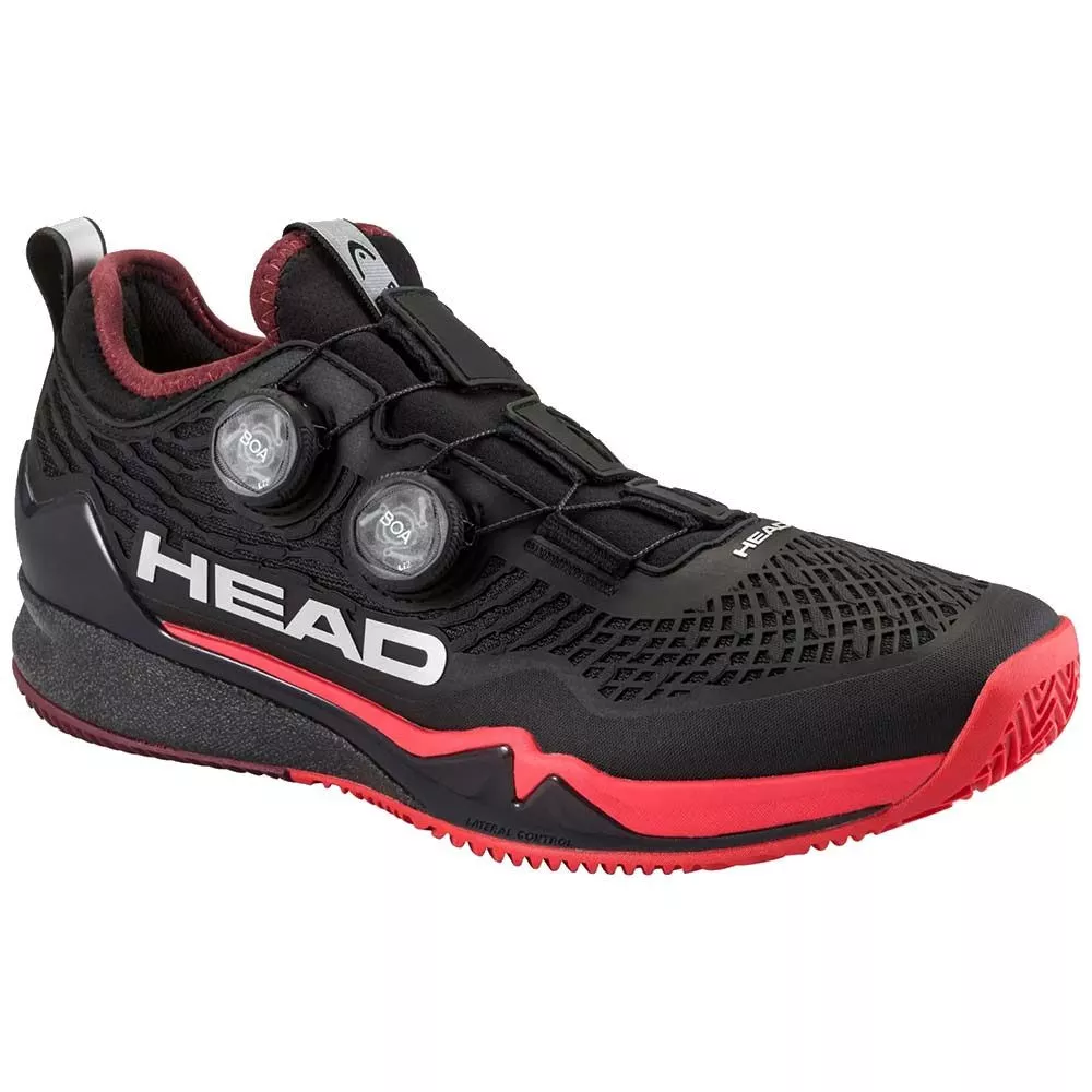 Scarpe Head Endure Pro BOA Terra Battuta Nero / Rosso