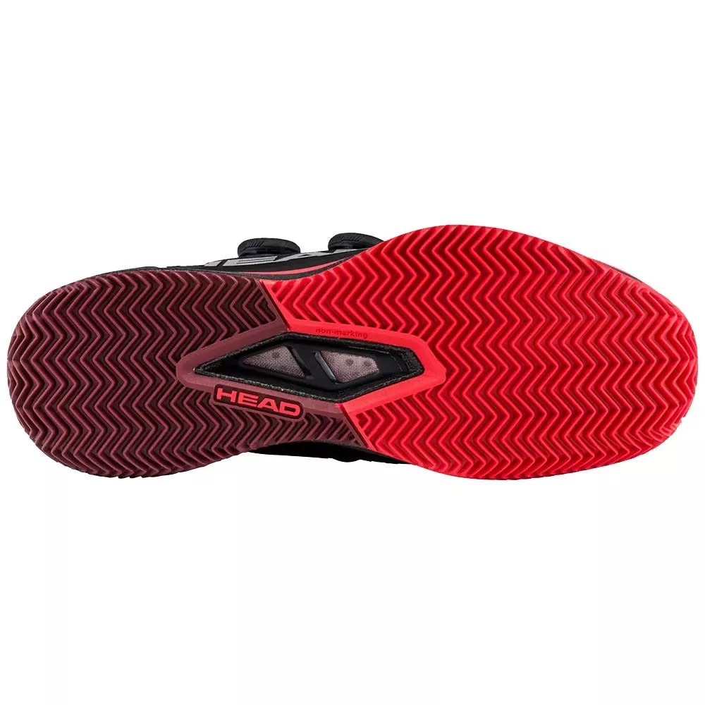 Scarpe Head Endure Pro BOA Terra Battuta Nero / Rosso