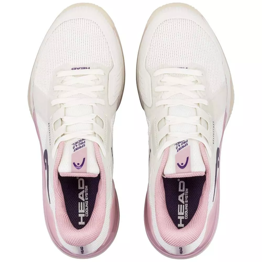 Scarpe Head Sprint Pro 4.0 Donna Padel Bianche / Rosa