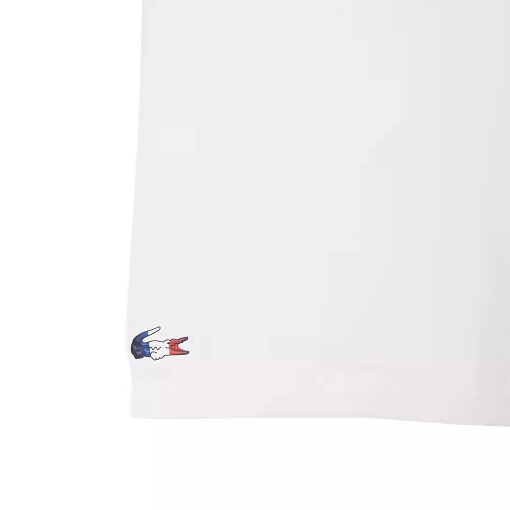 Short Lacoste Squadra di Francia Tennis Bianco