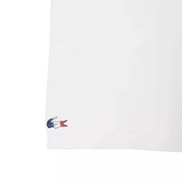 Short Lacoste Squadra di Francia Tennis Bianco
