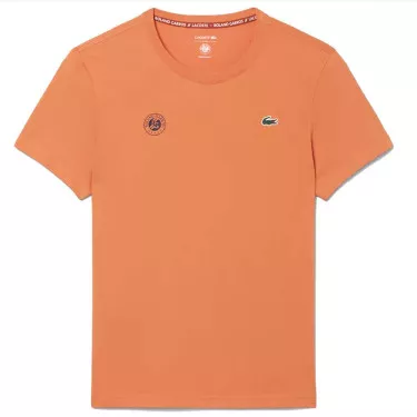 T-Shirt Lacoste Tennis Roland Garros Arancione