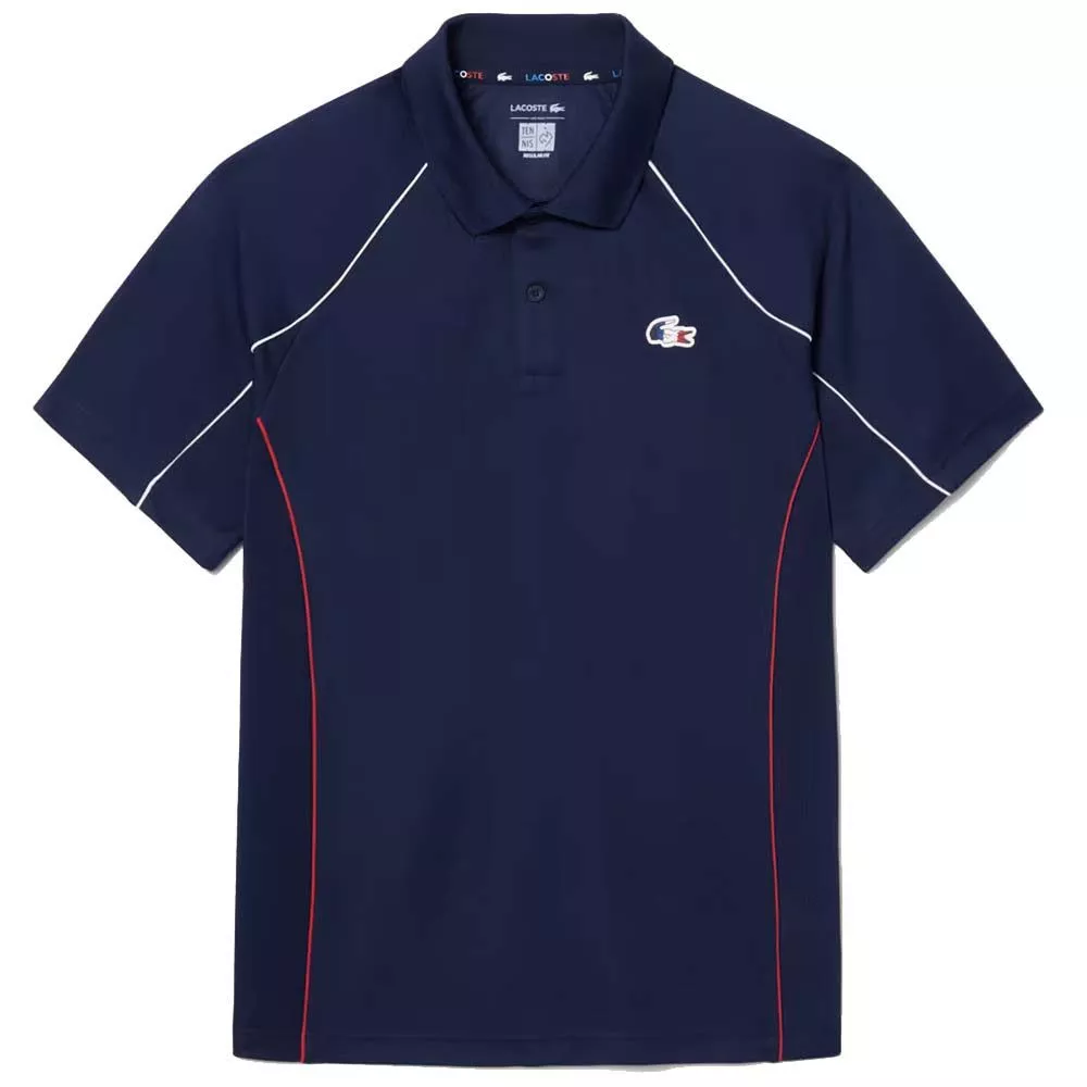 Polo Lacoste Squadra di Francia Tennis Blu Navy