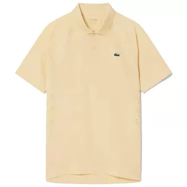 Polo Lacoste Tennis Novak Djokovic On Court Giallo