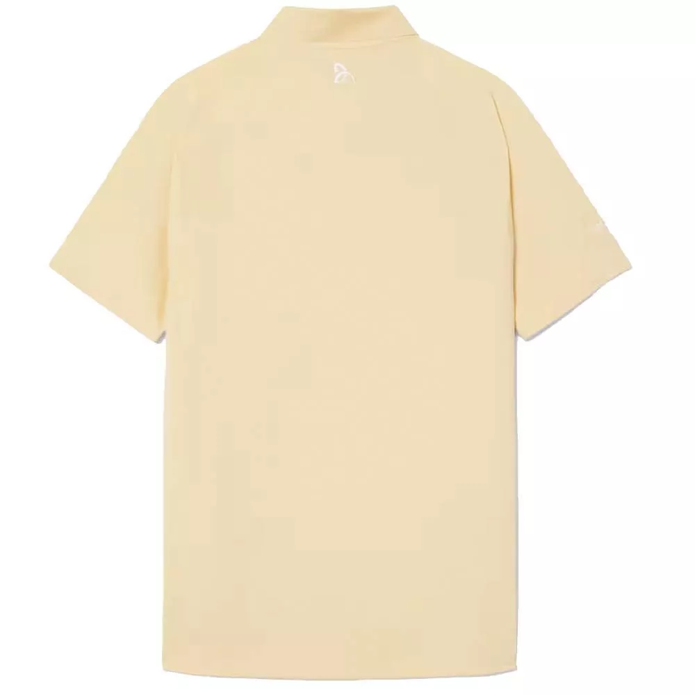 Polo Lacoste Tennis Novak Djokovic On Court Giallo