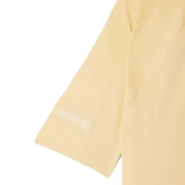 Polo Lacoste Tennis Novak Djokovic On Court Giallo