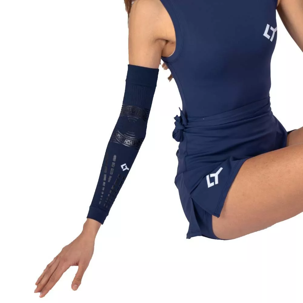 Manicotto a compressione Floky NO-STRAIN Evolution Blu navy