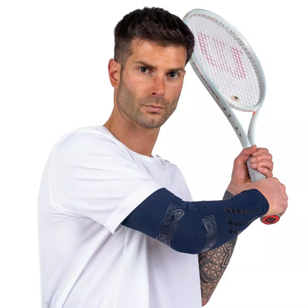 Manicotto a compressione Floky NO-STRAIN Evolution Blu navy