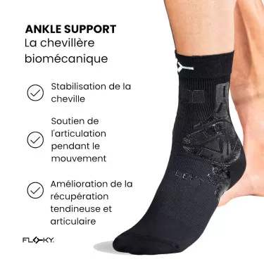 Cavigliera Floky Ankle Support Destra Nera