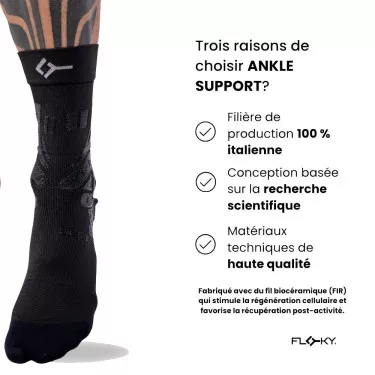 Cavigliera Floky Ankle Support Destra Nera