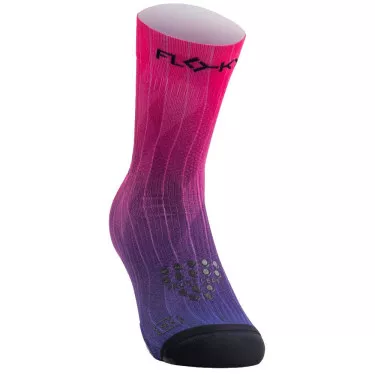Calze a Compressione Floky S-MASH 3D FANTASY Nebulosa Rosa