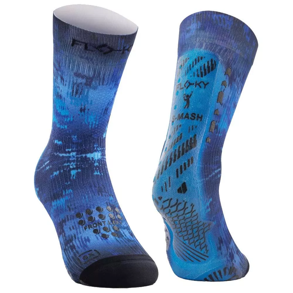 Calze Biomaccaniche Floky S-MASH 3D FANTASY Blue Supernova