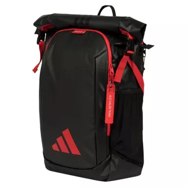 Zaino Adidas Multigame 2026 Nero / Rosso Ale Gal&aacute;n