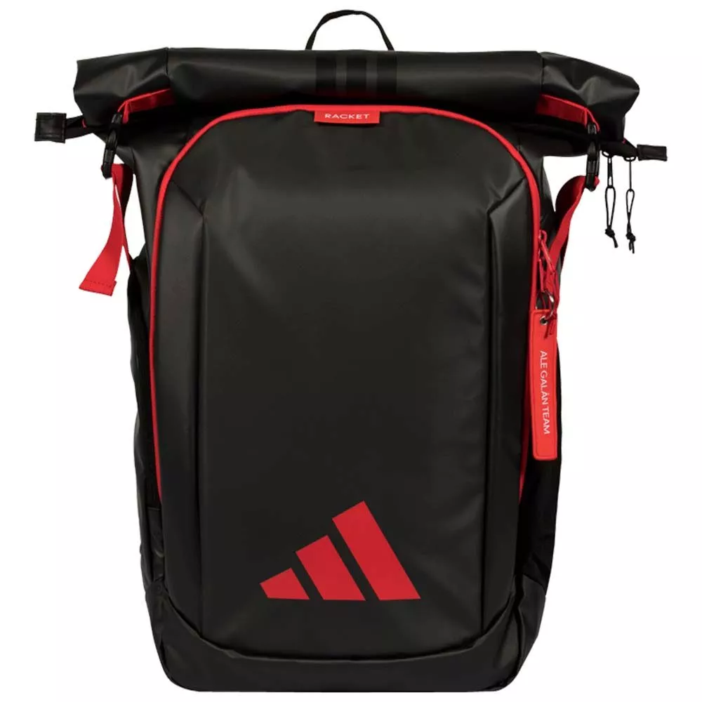Zaino Adidas Multigame 2026 Nero / Rosso Ale Gal&aacute;n