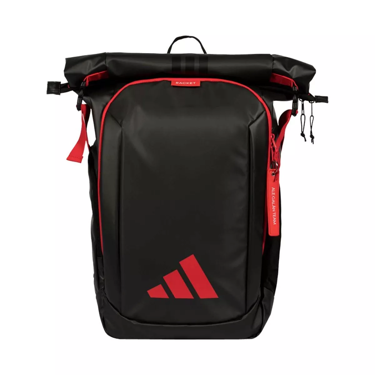 Zaino Adidas Multigame 2026 Nero / Rosso Ale Gal&aacute;n