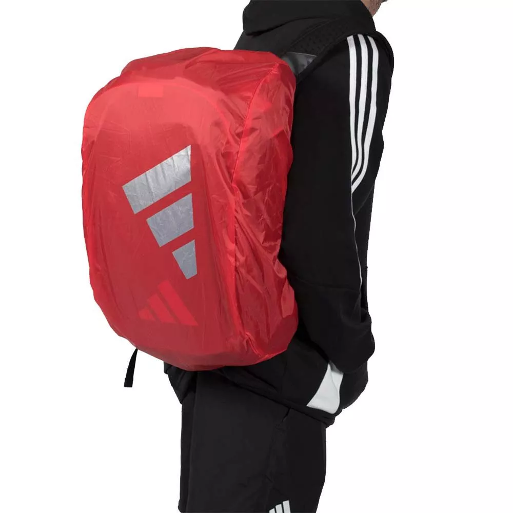 Zaino Adidas Multigame 2026 Nero / Rosso Ale Gal&aacute;n