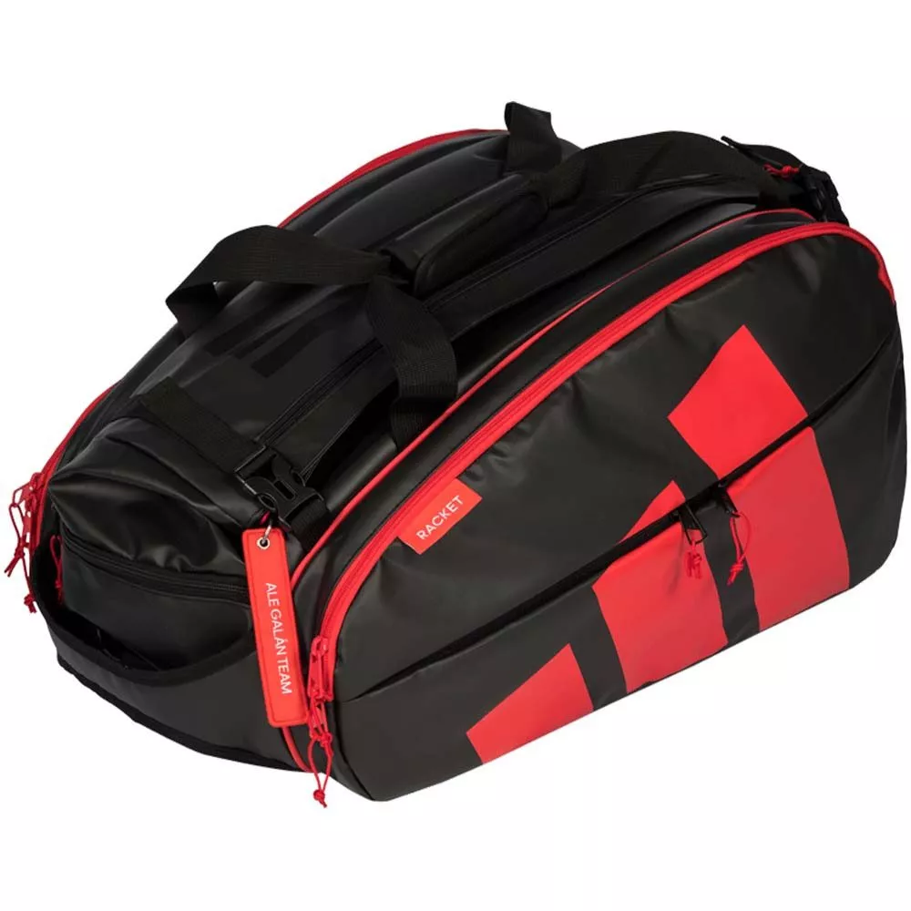 Borsa da Padel Adidas Multigame 2026 Nero / Rosso Ale Gal&aacute;n