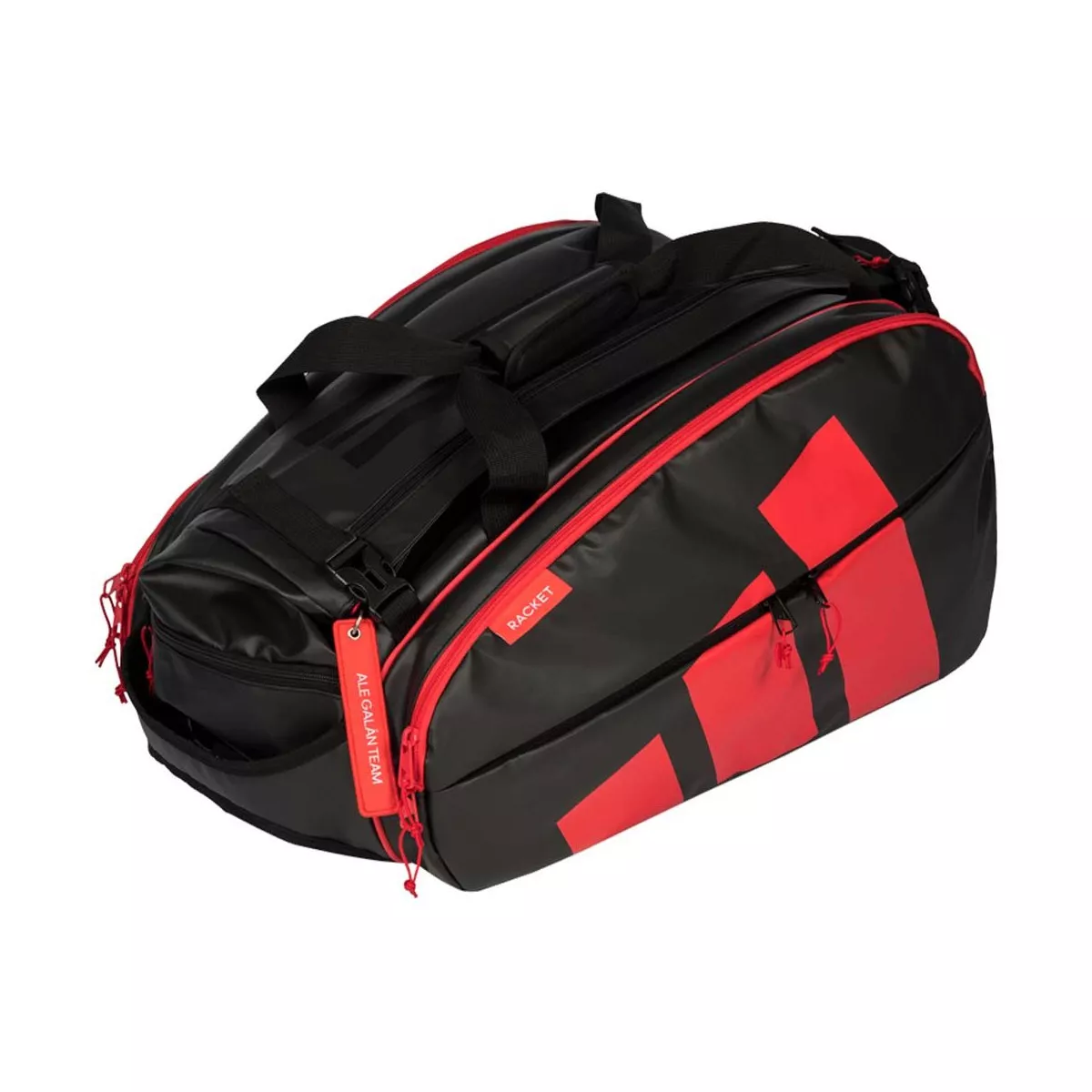 Borsa da Padel Adidas Multigame 2026 Nero / Rosso Ale Gal&aacute;n