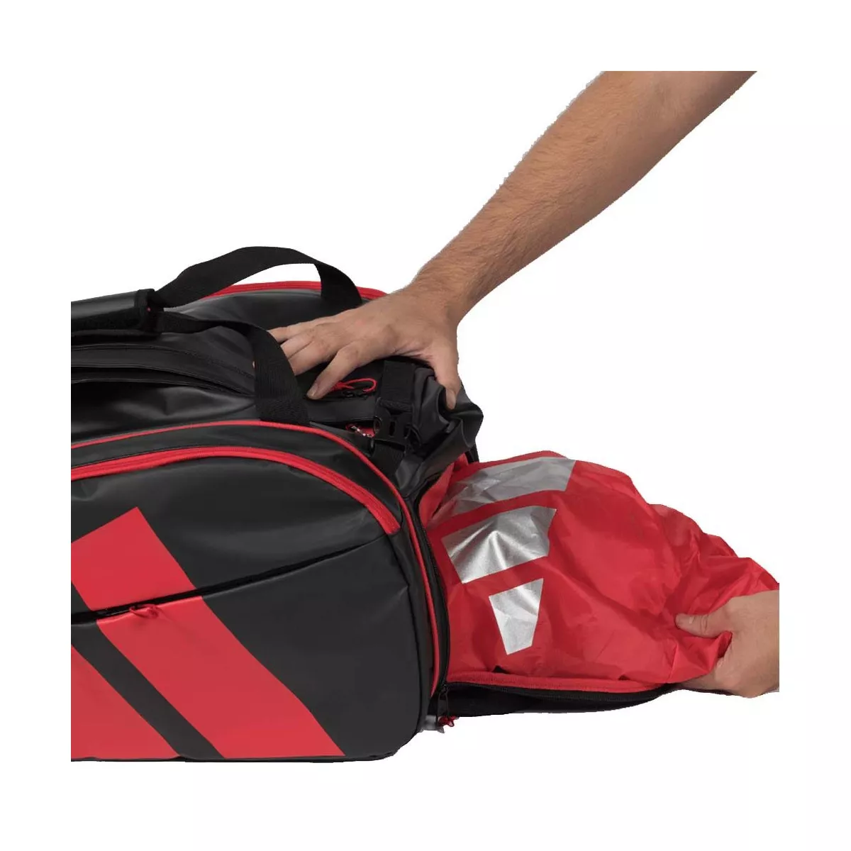 Borsa da Padel Adidas Multigame 2026 Nero / Rosso Ale Gal&aacute;n