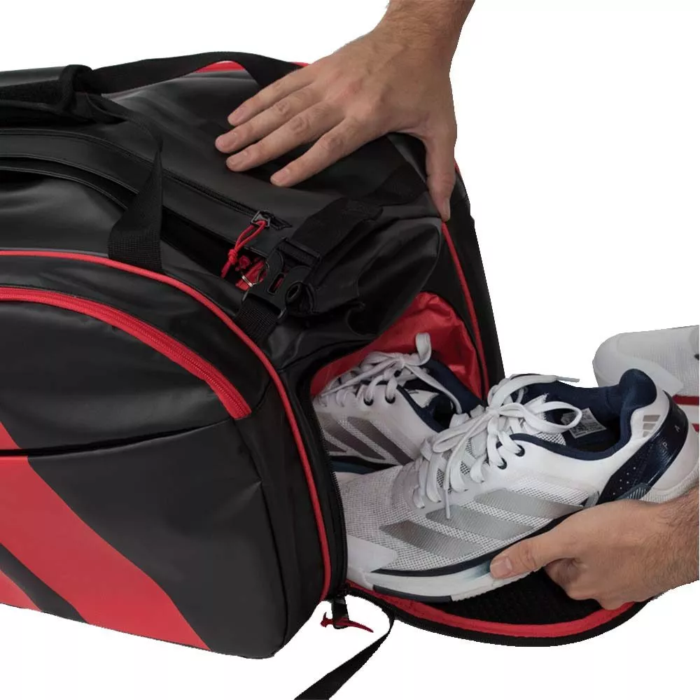 Borsa da Padel Adidas Multigame 2026 Nero / Rosso Ale Gal&aacute;n