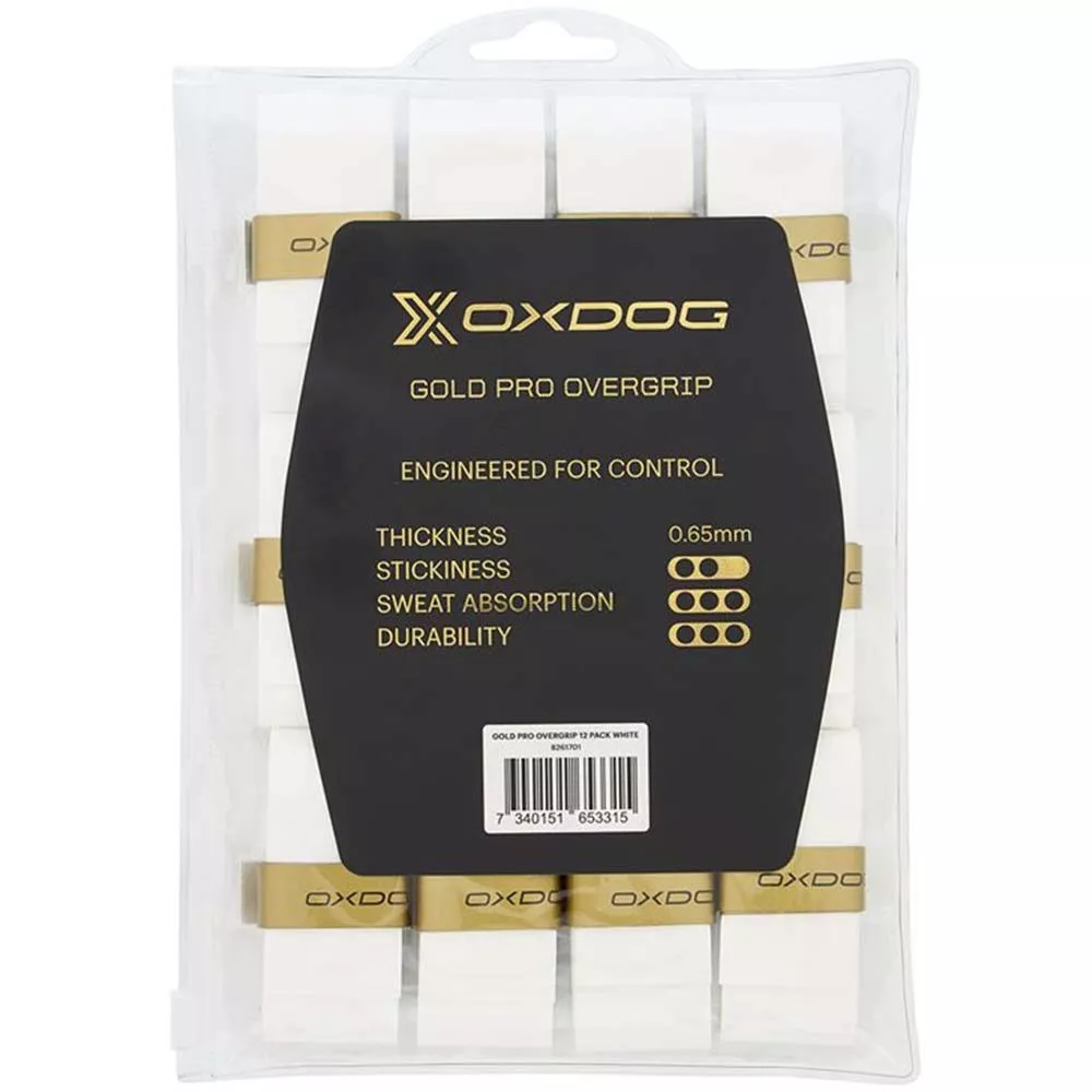 Overgrip Oxdog Gold Pro Bianco x 12