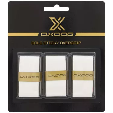 Overgrip Oxdog Gold Sticky Bianco x 3