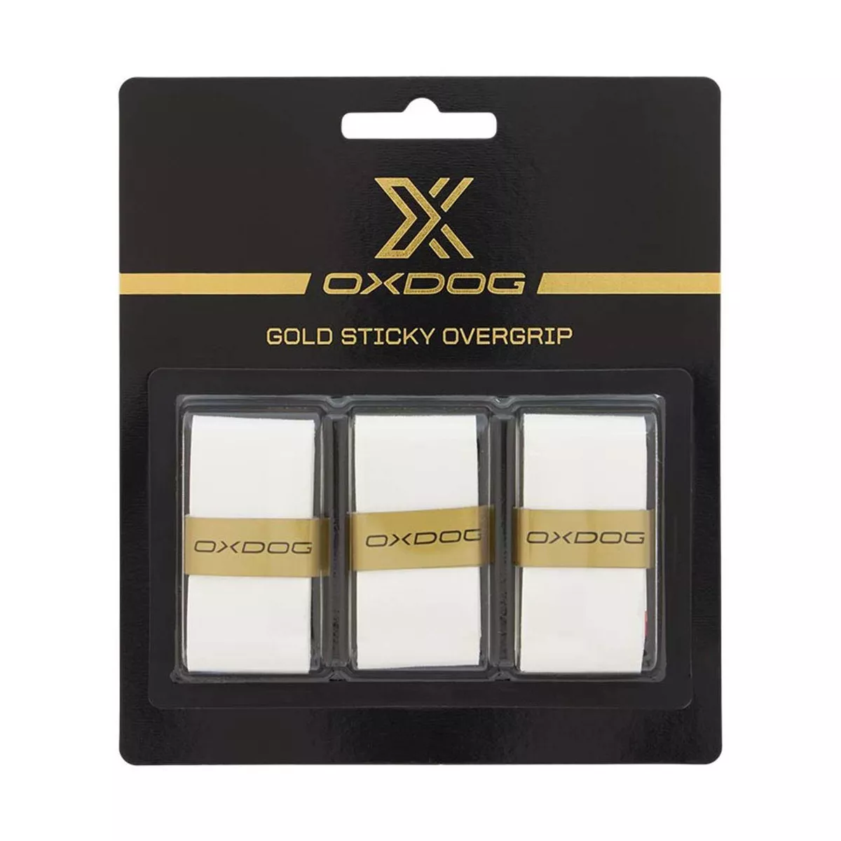 Overgrip Oxdog Gold Sticky Bianco x 3