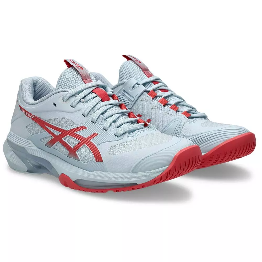 Scarpe Asics Gel Solution Speed FF 4 Donna Blu pastello / Rosso