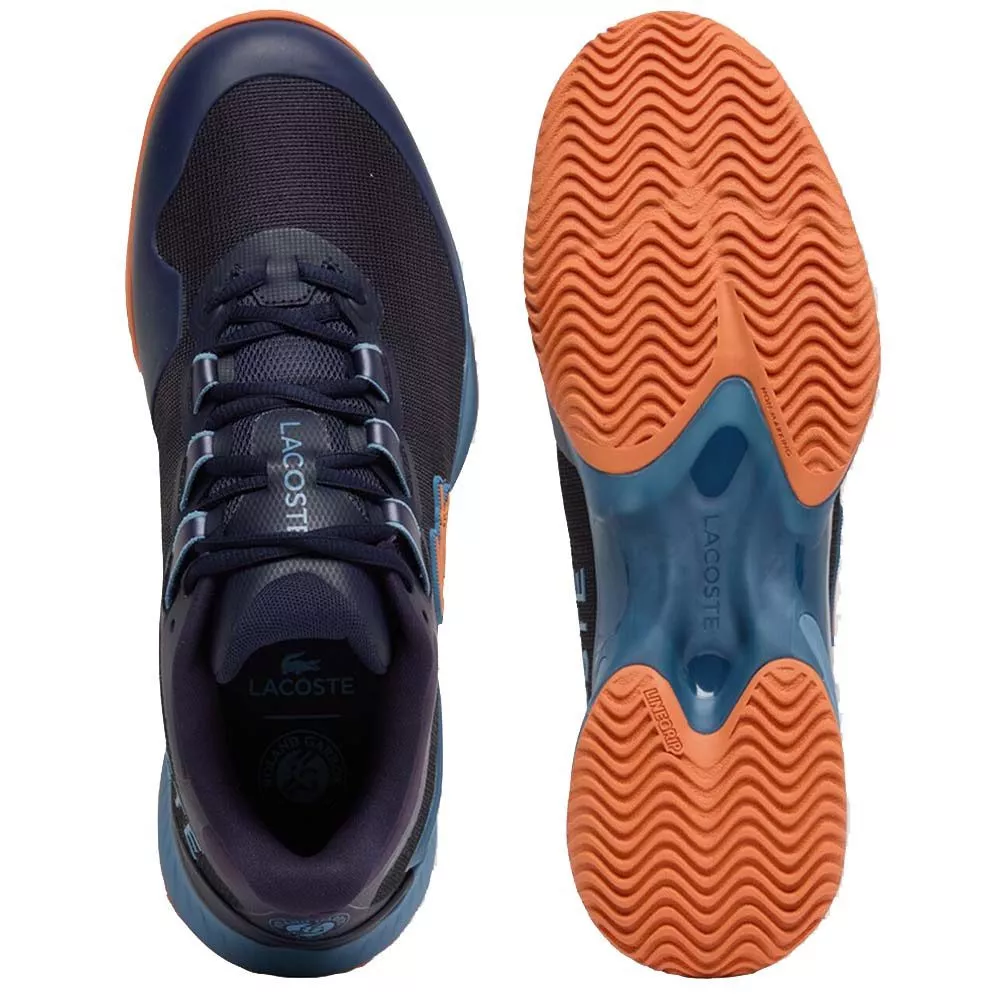 Scarpe Lacoste AG-LT Ultra Roland Garros terra battuta Blu marino