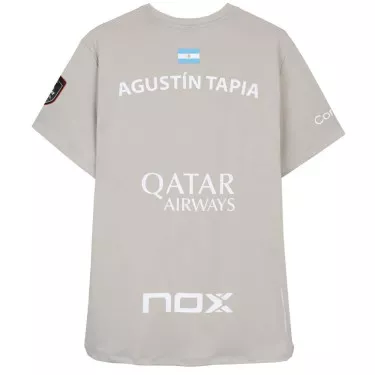 T-shirt Nox AT10 Agust&iacute;n Tapia 2026 Grigia Ufficiale