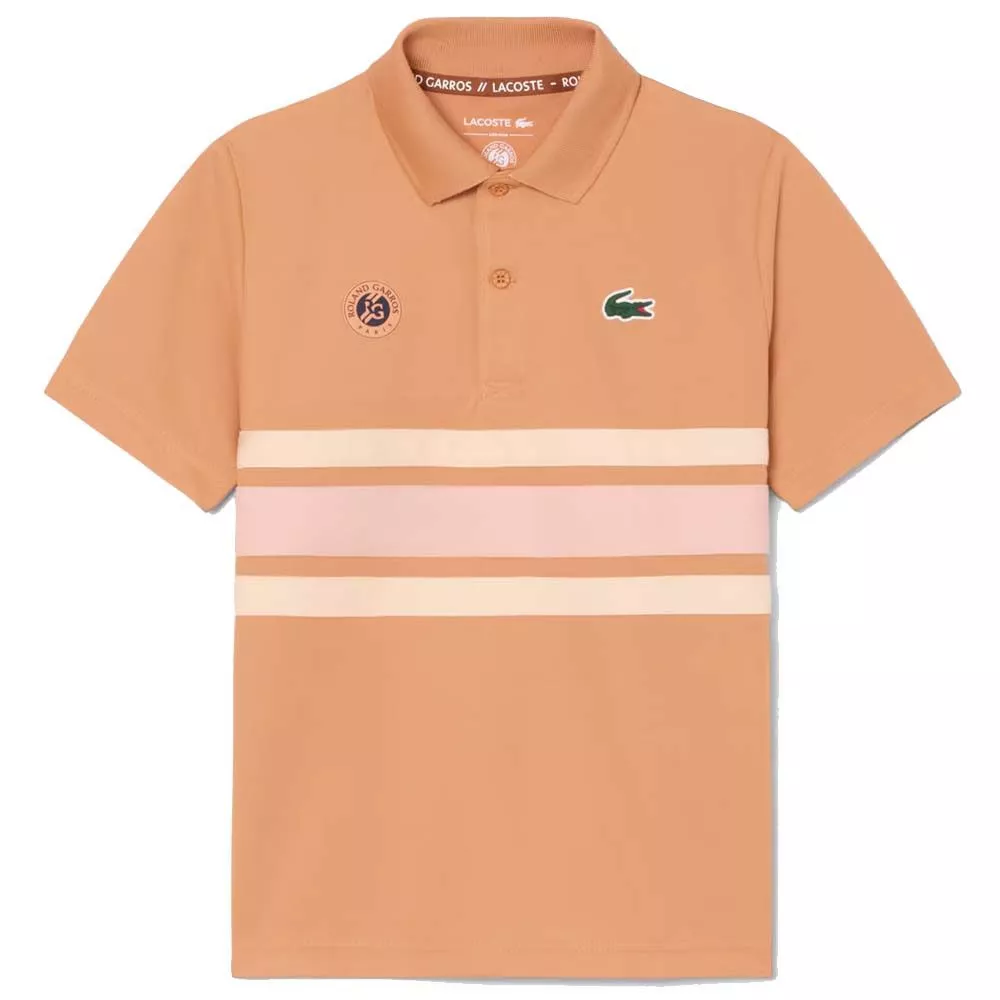 Polo Lacoste Roland Garros Raccattapalle Junior Arancione