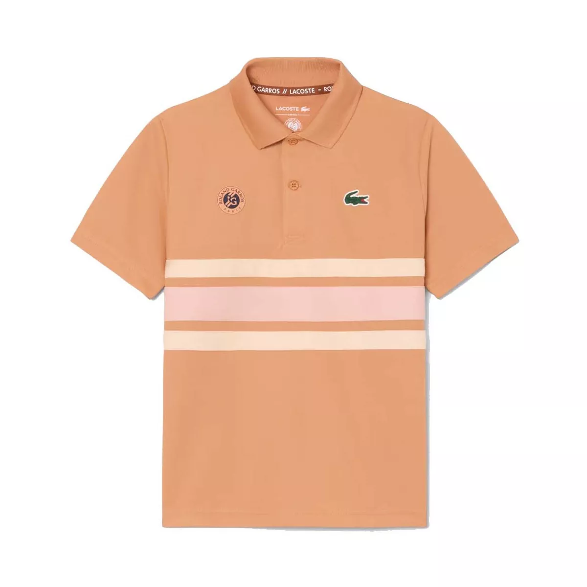 Polo Lacoste Roland Garros Raccattapalle Junior Arancione